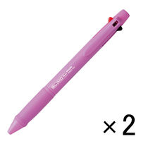 【アウトレット】サクラクレパス スリモ  4色ボールペン+シャープペンシル ピンク 1セット（2本：1本×2） BM4＃20