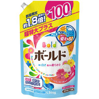 ボールド　香りのサプリインジェル　サンシャインフローラル＆ピュアソープの香り　詰め替え　超特大増量品　1.36Kg　洗濯洗剤　P&G