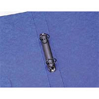 2穴リングファイル　A4タテ　背幅35mm　縦306×横238mm　藍（直送品）