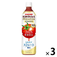 カゴメ トマトジュース プレミアム 食塩無添加 スマートPET 720ml 1セット（3本）