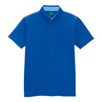 アイトス 制電半袖ポロシャツ（男女兼用） ブルー L AZ-50006-006 1着（直送品）