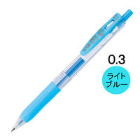 ゲルインクボールペン サラサクリップ 0.3mm ライトブルー 水色 10本 JJH15-LB ゼブラ