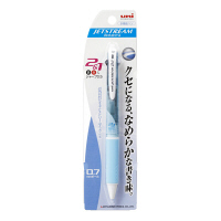 ジェットストリーム多機能ボールペン　2色+シャープ　0.7mm　MSXE3-500-07　水色　2本　三菱鉛筆uni　（直送品）