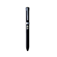 ジェットストリームF　多機能ボールペン　2色+シャープ　0.5mm　MSXE3-701-05　ルミナスブラック　2本　三菱鉛筆uni　（直送品）