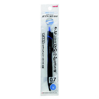 三菱鉛筆 ボールペン 油性 JETSTREAM（ジェットストリーム） 0.7mm 黒軸 青インク SXN-150-07 1セット（7本入り）（直送品）