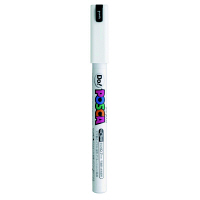 ポスカ　極細　ホワイト　PC1MD.1　水性マーカー　5本　三菱鉛筆uni　（直送品）
