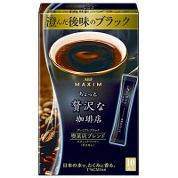味の素AGF マキシム ちょっと贅沢な珈琲店 スティックプレミアムブラック 喫茶店ブレンド 1箱（10本入）