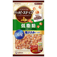 ハッピーステップ 犬用 低脂肪 小粒タイプ 鶏ささみ 85g 12袋 ユニ・チャーム