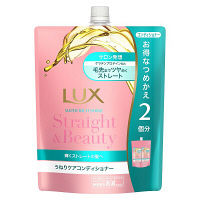 LUX(ラックス)スーパーリッチシャイン　ストレート＆ビューティー　うねりケア　コンディショナー　詰め替え　600g　ユニリーバ