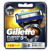 【アウトレット】Gillette（ジレット）プログライド フレックスボール マニュアル 極薄5枚刃 大容量 替刃8個入 髭剃り 男性用 P&G