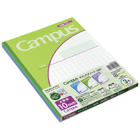 コクヨ　キャンパスノート　用途別　セミB5　10mm方眼罫　3色パック　30枚　ノ-30S10X3　1パック（3冊入）　（直送品）