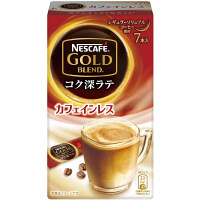 【スティックコーヒー】ネスレ日本 ネスカフェ ゴールドブレンド コク深ラテ カフェインレス 1箱（7本入）