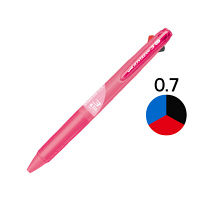 三菱鉛筆 ジェットストリーム ボールペン ローズピンク軸 3色 0.7mm SXE3-400-07 SXE340007.66 3本（直送品）