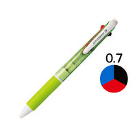 三菱鉛筆 ジェットストリーム ボールペン 緑軸 3色 0.7mm SXE3-400-07 SXE340007.6 3本（直送品）