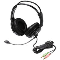 使用不可【アウトレット】【使用不可】エレコム　折りたたみ対応ヘッドセットマイクロフォン　ブラック　MS-HS112FBK