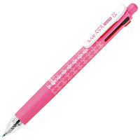 ZEBRA（ゼブラ） 多機能ボールペン サラサ 4色＋シャープペン 0.5mm ピンク軸 J4SA11-P 1セット（2本）（直送品）