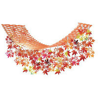ササガワ 季節装飾 紅葉シルエットPH 48-3009 1本袋入（取寄品）