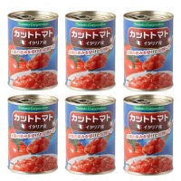 トマトコーポレーション　イタリア産カットトマト缶　1セット（6缶入）