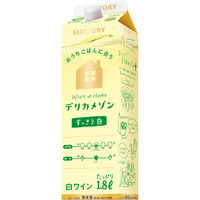 サントリー 白ワイン デリカメゾン 白 1800ml 紙パック 1本　1.8L