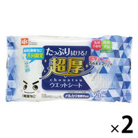 水の激落ちくん 超厚ウエットシート 1セット（20枚入×2パック） レック