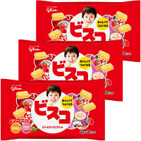 江崎グリコ　ビスコ大袋アソートパック　1セット（3袋）