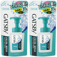 GATSBY（ギャツビー）洗顔料 泡洗顔 モイスチャーホイップ 詰替 130mL 2個 マンダム ニキビ・皮脂・シェービング 洗顔料