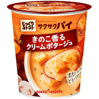 じっくりコトコトサクサクパイきのこ香るクリームポタージュカップ　1食　ポッカサッポロ　フード&ビバレッジ