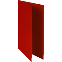 メニューファイル表紙　布貼り　A4　アスクル　赤 オリジナル