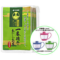 伊藤園　一番摘みのおいしいお茶香り豊潤一煎用パック　らくらく急須おまけ付セット