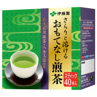 【アウトレット】【旧パッケージ】伊藤園　さらりと溶けるおもてなし煎茶スティック　0.8g　1箱（40本入）