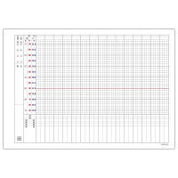 取】温度表（中型）　DDB014　1セット（1000枚:100枚入×10冊）（直送品）