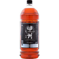 甲州韮崎 ウイスキー 37度　4L 1本 富永貿易　ウイスキー