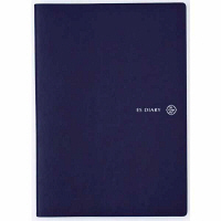 えい出版社　手帳　ＥＳ１７　Ｂ６　バーチカル　ネイビー　８１０４０８５　縦１７６ｍｍＸ横１２２ｍｍ　１冊 【11月始まり】