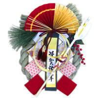 今村紙工 破魔矢 しめ飾りリース型 K-819