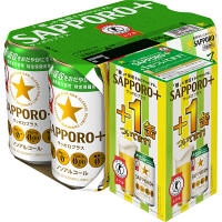 サッポロ　ＳＡＰＰＯＲＯ＋（サッポロプラス）　350ml×6缶パック　1本おまけつき