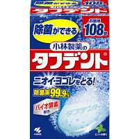 小林製薬 除菌ができるタフデント 入れ歯洗浄剤 ミントの香り 108錠