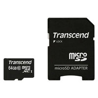 Transcend（トランセンド）microSDXCカード　64GB　class10　TS64GUSDXC10 1個