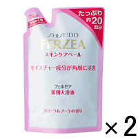 【アウトレット】フェルゼア薬用スキンケア入浴液（フローラルブーケの香り）詰替500ml　資生堂薬品　１セット（１パック×２個）