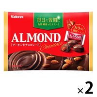 アーモンドチョコレート 148g 2袋 カバヤ食品 チョコレート