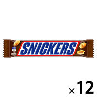 チョコレート菓子 スニッカーズ　ピーナッツシングル 1セット（1個×12）
