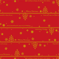 ササガワ 包装紙 ネージュ赤 半才判 【クリスマス】 49-3025 1包（50枚）袋入（取寄品）