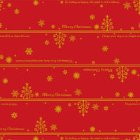 ササガワ 包装紙 ネージュ赤 全判 【クリスマス】 49-4025 1包（50枚）袋入（取寄品）