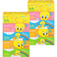 【アウトレット】ティッシュペーパー　220組（5箱入）×2パック　ハロートゥイーティボックスティッシュ