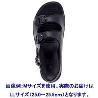 【アウトレット】久保田産業 ナースサンダル AS300クロLL 1足　サンダル