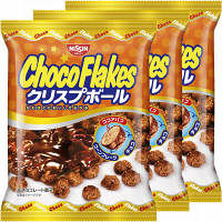 日清シスコ チョコフレーク クリスプボール 1セット（3袋入）