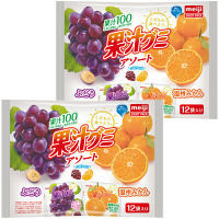 明治 果汁グミアソート 1セット（2袋）