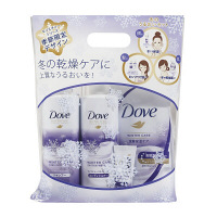 ダヴ（Dove）　ウィンターケア　シャンプー＆コンディショナーお試しポンプ（各400g）＋ボディウォッシュ詰め替え（360g）＋洗顔ミニ（20g）　ユニリーバ