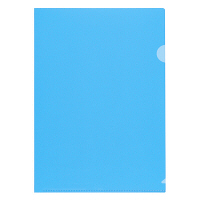 プラス 高透明カラークリアホルダー A4 ブルー 青 1袋(10枚) ファイル 80161
