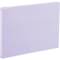 アスクル フラットファイル A4ヨコ バイオレット エコノミータイプ 10冊  オリジナル