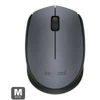 ロジクール（Logicool） 無線（ワイヤレス）マウス m171 グレー/ブラック 光学式/3ボタン/2年保証 M171CG